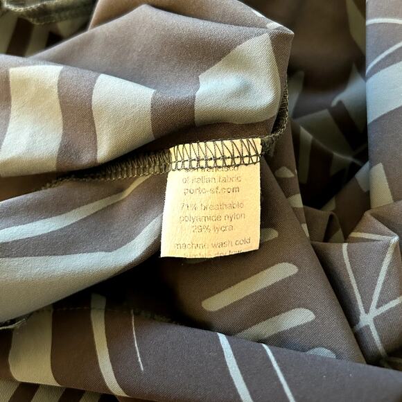 EUC Porto San Francisco Medina Zip-Up Vest Dress Sz 0 Abstract Print Sleeveless - Picture 10 of 16